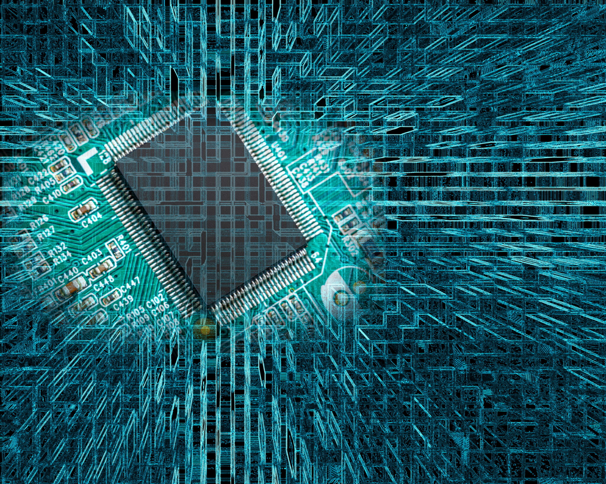 Sysdojo quantum computing chip image